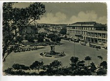 1956 Cattolica P.zza Grande Albergo DEST Empoli Firenze FG B/N VG ANIM auto bici