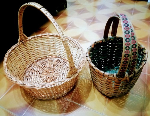 Due ceste vimini vintage - vimini,