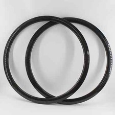 Cerchi in fibra di carbonio completi per bici da strada 700C clincher tubolare freno a disco tubeless 2 pezzi