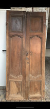 Porte antiche a due battenti in noce del '700