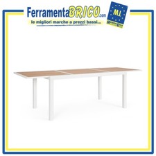 TAVOLO IN ALLUMINIO BIANCO