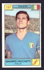 Figurina Facchetti Inter Campioni dello Sport 1969/1970 Panini ottime condizioni