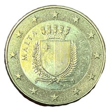 50 CENTESIMI DI EURO MALTA 2019 - UNIFICATO 6.19 - EMBLEMA DI MALTA - CC -