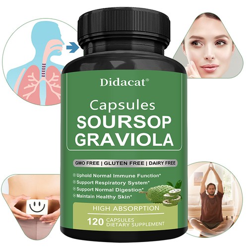 Graviola soursop 120 capsule - graviola,