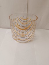 Vaso VETRO DI MURANO A Righe di DESIGN ROSANNA TOSO PER FRATELLI TOSO ANNI '70