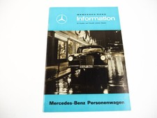 Mercedes Benz depliant informativo autovetture 1964