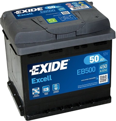 Batteria exide eb500 50ah - exide,