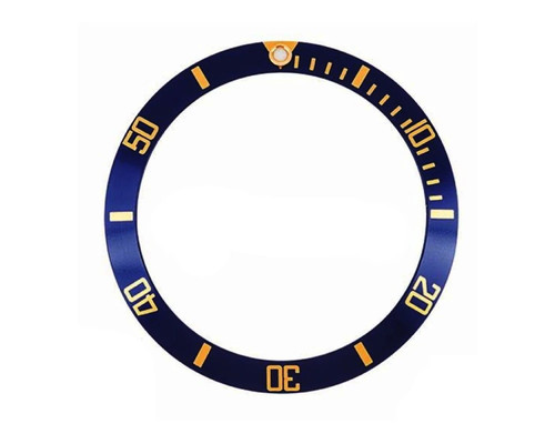 Inserto blu indici oro