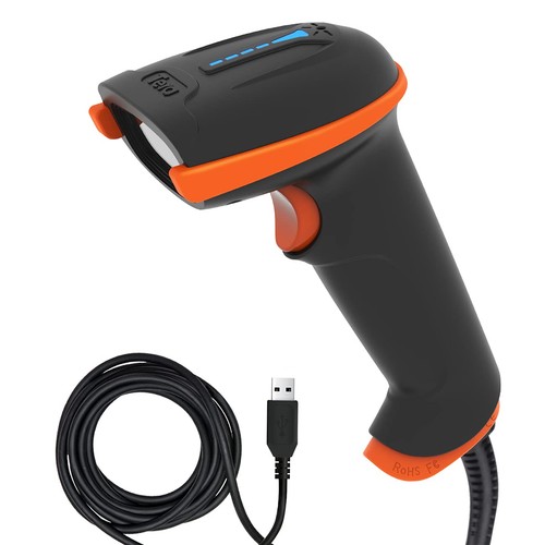 Laser wired barcode scanner - barcode,