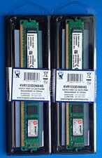 kingston 8GB 2x 4 GB PC3-10600 Ddr3-1333 MHz KVR1333D3N9/4G DIMM memoria desktop