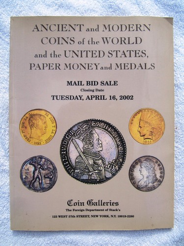 Stack coin galleries 2002 - stack's,