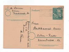 Bund intero postale cartolina