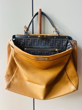 Borsa Fendi Peekaboo Originale In Pelle Marrone