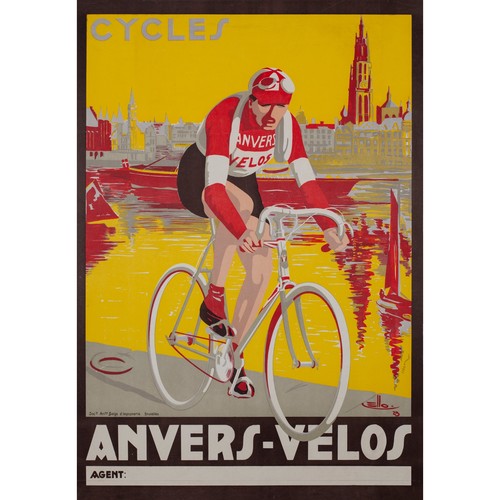 Poster cycles anvers velos - poster,