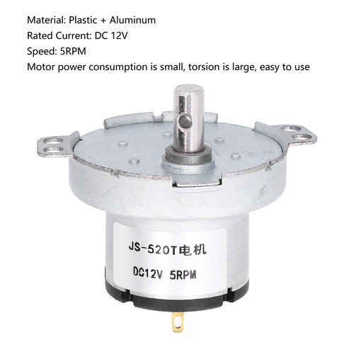 Motore sincrono dc12v 5rpm - motore,