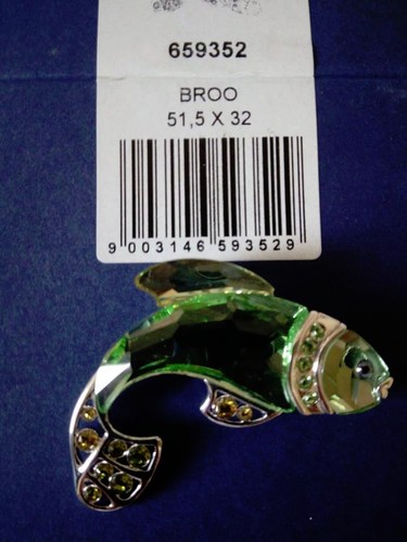 Svarovski spilla pesce broo - pesce,