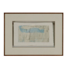 Quadro Contemporaneo Dipinto di Luca Caccioni Tecnica Mista 1991 Originale