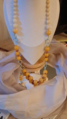 Collana vintage pietre - collana,