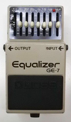 Boss equalizzatore pedale - boss, ge-7