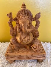 7" Tall Kadem Wood Hand carved