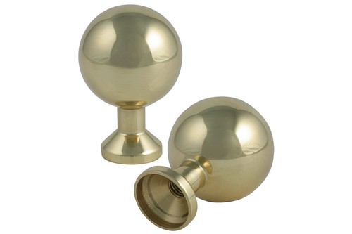 Pomoli pomolo ottone liscio - pomoli,