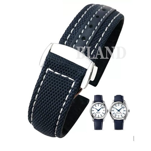 Cinturino orologio pelle nylon