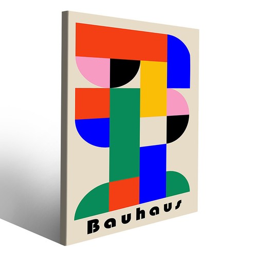 Quadro tela moderna bauhaus - tela,