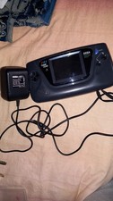 SEGA Game Gear Console Portatile Nera Recap Con Trasformatore Originale
