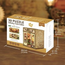 Puzzle in legno 3D treno