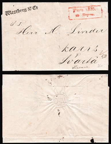 Copertina lettonia 1835 russa - copertina,