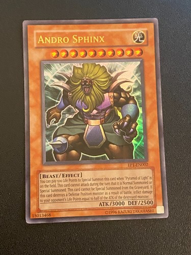 Carta yugioh andro sfinge - andro,