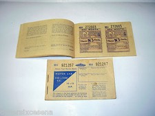 MOTOR FUEL RATION BOOK  gran bretagna  carnet coupon buoni carburante  WWII