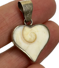 Sterling Silver Heart Shell