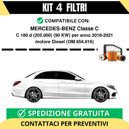 Kit tagliando filtri per - 4,
