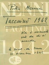 Taccuino 1942 prima edizione - taccuino,