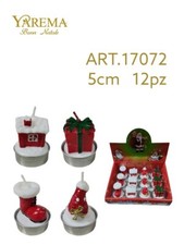 x Set 12 Pezzi Candele A Forma