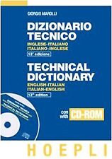dizionario tecnico ing-ita/ita-ing GRANDE +cdrom marolli giorgio 8820328240