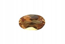 Natural citrine oval - natural,