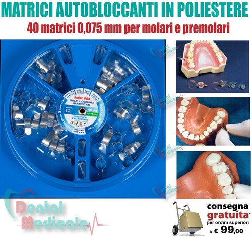 Matrici dentali autobloccanti - dentali,