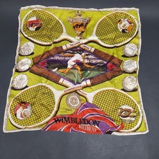 Foulard celebrativo del tennis a Wimbledon del 1972. Buone condizioni