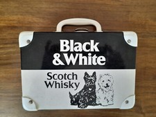 BLACK  & WHITE SCOTCH WHISKY CONTENITORE-VALIGETTA VINTAGE ANNI 70/80