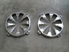 coppia copri casse diffusori audio in metallo per tuning misura diametro cm.32 