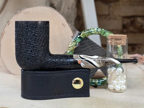 Moretti pipe black rusticated - moretti,