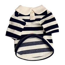 T-shirt girocollo a righe per