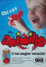 Pubblicità Advertising Werbung Italian Clipping 1986 ANIMILLO VERMILLO GIG .