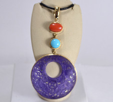 CIONDOLO  ARGENTO 925 DORATO