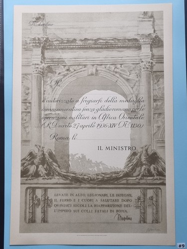 Regno diploma bianco x - regno, in