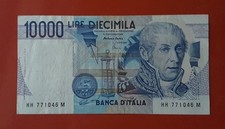 BANCONOTA 10000 LIRE VOLTA