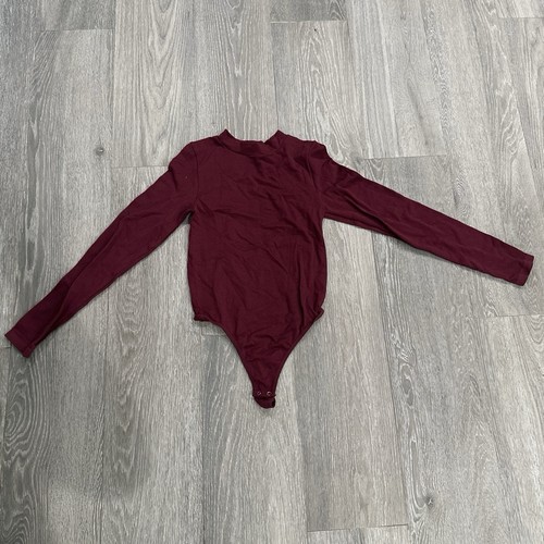 Body tuta bordeaux manica