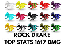 Rock Drake 1617 DMG TOP STATS
